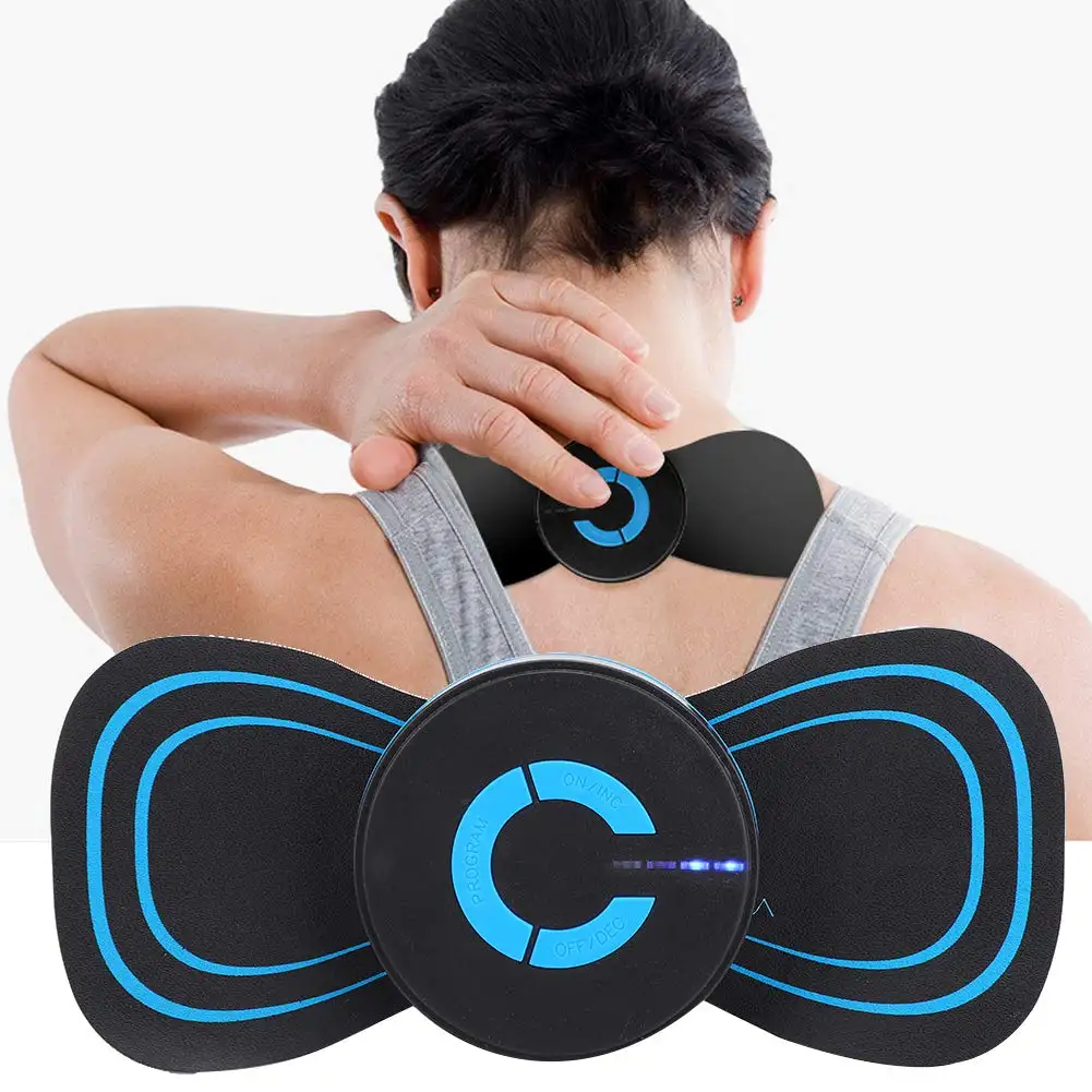 Portable 6 Modes Slimming EMS Arm Adjustable Frequency Lower Electromagnetic Wave Leg Shaper Neck Massage Mini Cervical Massager