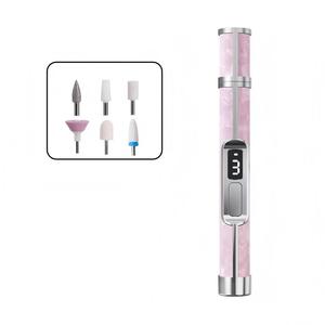 Máquina de manicura multifunción recargable para remover esmalte en gel, pulir uñas y recortar cutículas - Product Image 1