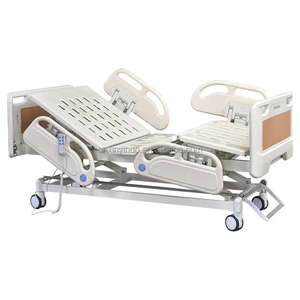 Заводская 5-функциональная регулируемая кровать для пациентов ICU, стальная трехкратная моторизованная медицинская Больничная койка, цена - Product Image 2