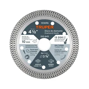 2 unidades DISCO de Diamante 4 1/2 "Corte porcelanato truper En Caja-wheelbarrows - Product Image 1