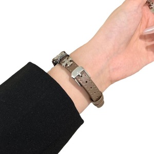 Bracelet en cuir <span class=keywords><strong>Chrome</strong></span> Heartt adapté à l'Apple IWatch 23456789S10 Bracelet pour Apple Watch Bracelet pour Xiaomi 89 Pro - Product Image 5