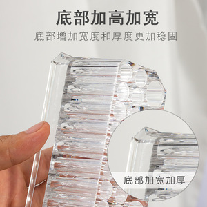 <b>Acrylic</b> Storage Tube 26 Holes Thickened Transparent <b>Makeup</b> Brush Holder Desktop <b>Organizer</b> Simple Design Zhejiang Origin - Product Image 4