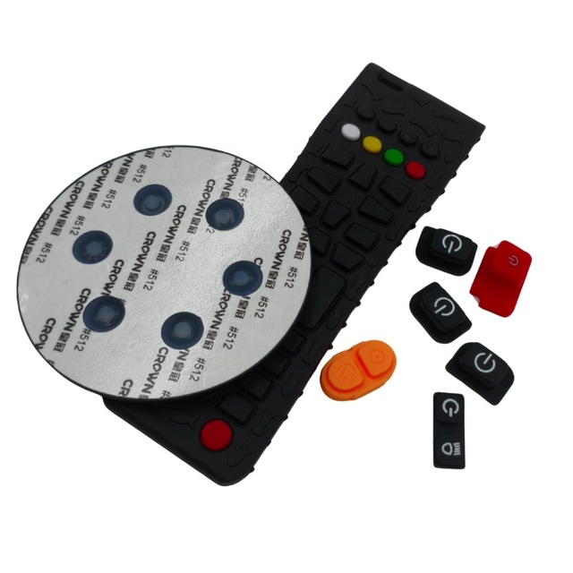 Custom Silicone Membrane Keypad Eco Rubber Button Keyboard Silkscreen Debossed Embossed Laser Etching Logo OEM ODM Industrial
