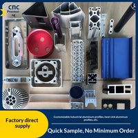 Profilé en alliage d'aluminium de précision industrielle, personnalisation de moule ouvert, usinage CNC pour la fabrication de profilés, tubes et plaques en alliage