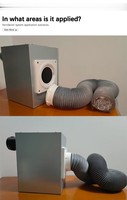 Connecteur de tuyau flexible en plastique ABS carré moderne de qualité supérieure pour la ventilation d'air frais