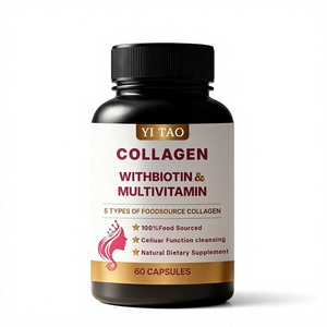 Private Label Collagen With Biotin & <b>Multivitamin</b> Capsules 60 Count For <b>Women</b> Antioxidant Health Supplement - Product Image 1
