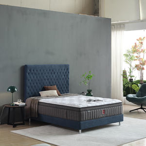 Fábrica al por mayor <span class=keywords><strong>de</strong></span> lujo hotel o casa <span class=keywords><strong>colchones</strong></span> muebles Euro Top Royal Queen King bolsillo resorte colchón <span class=keywords><strong>de</strong></span> cama helicoidal - Product Image 5