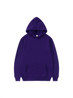 2024 européen américain transfrontalier hommes femmes doublé à capuche couleur unie polaire sweat imprimé pour automne hiver saut Code