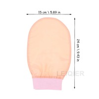 Gant de bain exfoliant en soie turque avec logo personnalisé, gant de douche beauté pour éliminer la boue, gant de bain doux pour la peau