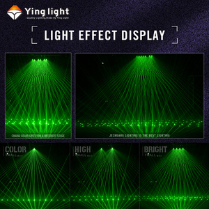 8 mắt màu xanh lá cây ánh sáng laser cho Câu lạc bộ đêm và DJ Disco 500mW * 8 cái DMX hiệu ứng ánh sáng lazer đèn thanh - Product Image 4