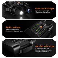 Télémètre infrarouge 4K de vision nocturne, nouveau modèle très demandé, avec écran 4,5 pouces, grossissement 6X-10X et portée de 600 m