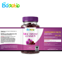 Complément Alimentaire OEM Lifecare Biotch Supply Faible en Sucre avec Vitamines Gommes de Chardon-Marie pour Adultes