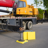 Plaques de support pour grue en HDPE et UHMWPE découpées sur mesure pour tous types de grues, durables, résistantes aux UV pour utilisation en extérieur