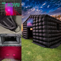 Bâche gonflable en PVC de 30 pieds, tente de discothèque gonflable, maison extérieure, événement avec bar, climatiseur