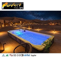 Piscine gonflable Whirlpool Swim Spa Ipoolgo, piscine de luxe pour hôtel, jardin, villa, bain à remous, directement de l'usine