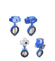 Vanne papillon sanitaire de 315 mm avec actionneur électrique motorisé pour le transfert de poudre