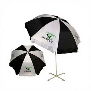 Sombrilla de Playa Plegable, Portátil, Ligera, de Acero Inoxidable, Impermeable, para Publicidad Exterior Personalizada, con Logotipo Personalizado, Económica - Product Image 1