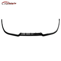 Accessoires de voiture de haute qualité, séparateur de pare-chocs avant universel en ABS, aspect carbone noir brillant