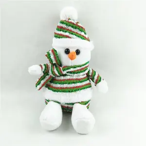 크리스마스 장식 도매 하이 퀄리티 눈사람 박제 크리스마스 봉제 인형 장난감