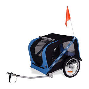 Mini remorque pliante de vélo de vélo de cargaison de chariot de transporteur de chien d'animal familier avec le dégagement rapide facile d'attachement - Product Image 5