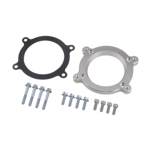 Plaque d'adaptation de corps de papillon avec 8 boulons pour Mercedes <span class=keywords><strong>E55</strong></span> <span class=keywords><strong>AMG</strong></span> M113K 82mm SL55 CL55 G55 <span class=keywords><strong>E55</strong></span> CLS55 aluminium - Product Image 2