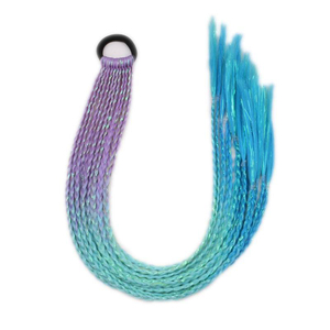 All'ingrosso piccole tinte sintetiche <span class=keywords><strong>trecce</strong></span> capelli treccia code di cavallo con le estensioni dei capelli Tinsel extension - Product Image 5
