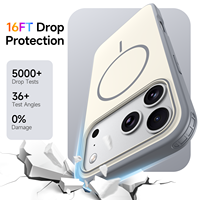 Coque de téléphone magnétique antichoc pour iPhone 17 Pro, compatible avec iPhone 12, 13, 14 Plus, 15, 16 Pro Plus, 17 Air