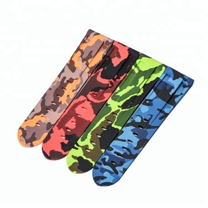 <span class=keywords><strong>Militaire</strong></span> Camo Bande de <span class=keywords><strong>Montre</strong></span> En Caoutchouc de Silicone <span class=keywords><strong>Bracelet</strong></span> 24mm 22mm - Product Image 4