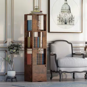 YQ FOREVER Living Room ha organizzato una libreria moderna scaffale per libri in legno