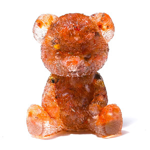 Wholesale Multi-Color Natural Crystal Gravel <b>Bear</b> Ornaments <b>Cute</b> Sitting/Lying <b>Bear</b> Home Car Accessories Carved Cross-Border - Product Image 5