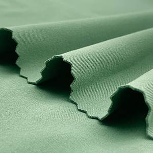 High Quality Solid Color Stretch Dty 2 Sides Brushed Polyester Knitting Fabric <b>for</b> <b>Pajamas</b> - Product Image 5