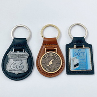 Benutzer definierte personal isierte Auto Schlüssel bund Luxus Echt leder Schlüssel anhänger Pu Metall Logo Schlüssel ring Benutzer definierte Leder Schlüssel bund Rohlinge