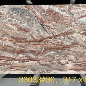 حجر طبيعي إيطالي مونيكا أحمر روزاليا رخام أراكاتو أروبيكو روسو لأسطح المطبخ وجدرانه - Product Image 2