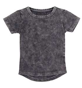 Custom Stone Wash <b>Jeans</b> Cool Boys Tee Shirts Kids Casual Cotton Tops - Product Image 1