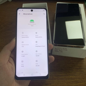 Camon 40 Pro Original, Pantalla Curva de 6.8 Pulgadas, 8+256GB, 5G, 8000mAh, 108MP, Teléfono Móvil - Product Image 4