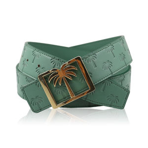 Factory direct-Cinturón de cuero bordado para mujer, Cinturón de piel con hebilla de pin - Product Image 2