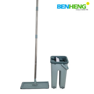 BENHENG vente chaude lavage <span class=keywords><strong>et</strong></span> séchage double chambre seau plat vadrouille Balai <span class=keywords><strong>Auto</strong></span> propre <span class=keywords><strong>et</strong></span> nettoyage à sec vadrouille - Product Image 3