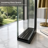 Barres d'espacement en aluminium prélaqué pour verre isolant, couleur RAL, gris, noir, blanc, vente en gros usine
