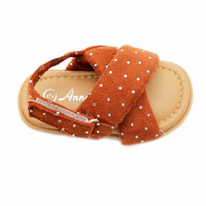 Sandalias a la moda <span class=keywords><strong>para</strong></span> <span class=keywords><strong>niñas</strong></span>, novedad de verano, suela blanda tejida, antideslizante, banda cruzada, diamantes de imitación, moda Bohemia, sandalias <span class=keywords><strong>para</strong></span> bebés - Product Image 3