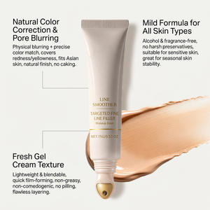 Cosmétiques de marque privée, maquillage waterproof, base de maquillage mate à base d'huile, anticernes, crème hydratante pour peaux mixtes - Product Image 2