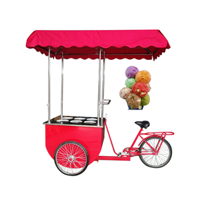 รถเข็นทำไอศกรีมแบบเคลื่อนที่พร้อมช่องแช่แข็ง - Product Image 2