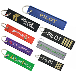 Embroidery Car <strong>Key</strong> Chain <strong>Key</strong> Id <strong>Label</strong> Tags Custom Logo Short Lanyards <strong>Key</strong> Tag Jet Tag for Airplane/Motorcycle Keychain - Product Image 4