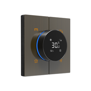 Interrupteur de maison intelligent KNX 4 gangs Interrupteur de lumière Interrupteur de gradation intelligent en silicone avec bouton pivotant - Product Image 3