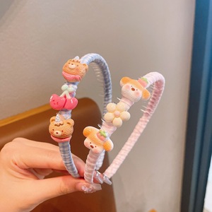 Serre-têtes d'été pour enfants, mignons motifs animaux, bandeaux coréens qui n'abîment pas <span class=keywords><strong>la</strong></span> tête du bébé, accessoires de coiffure pour filles - Product Image 3