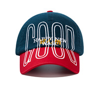 Casquette de baseball unisexe en coton 100% avec motif léopard et pois, design color block personnalisé, logo brodé, streetwear, faible MOQ, vente en gros