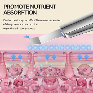 Nettoyeur de peau du visage à ultrasons, nettoyeur à fer, exfoliant, nettoyage en profondeur, <span class=keywords><strong>instrument</strong></span> de nettoyage sonique - Product Image 6