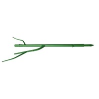 Piquets de plantes à brindilles en ABS vert moderne de 29.53 pouces avec attaches Support en métal revêtu de plastique pour plantes d'intérieur en pot Monstera Boîte emballée