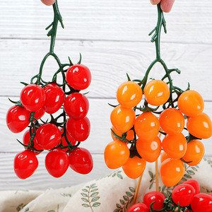 Tomates Artificiales de Alta Calidad, Simulación de Tomates Cherry para Decoración del Hogar, Accesorios Realistas - Product Image 2