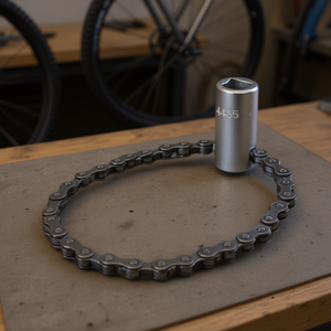 Llave de cadena 445 tamaño K con enchufe metálico para mantenimiento y reparación de bicicletas - Product Image 3