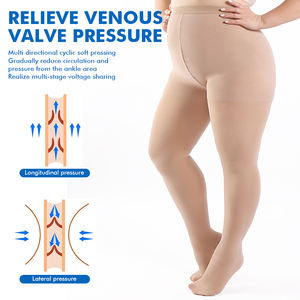Collants de compression médicale 20-30 mmHg pour femmes, à pression graduée, à bout fermé, pour varices - Product Image 1